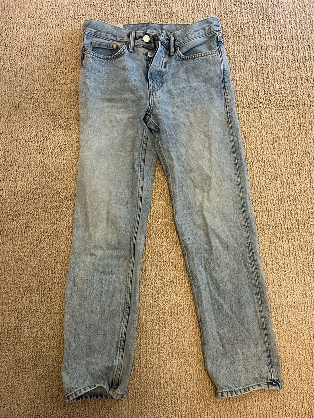 H&M Relaxed Fit Jeans – Light Wash 29/32 - Picture 1 of 5